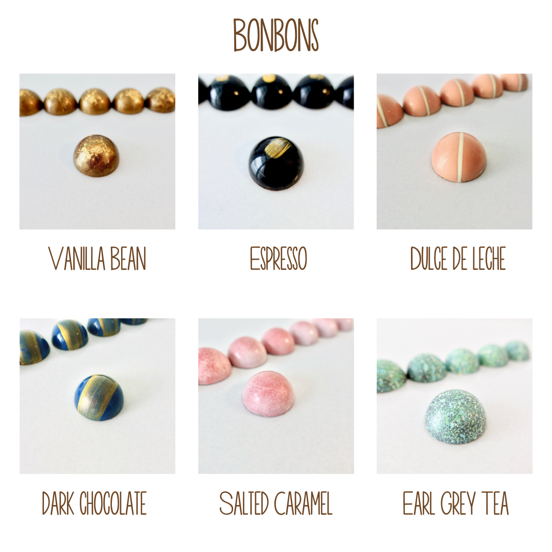 Box of 12 Hand Painted Bonbons