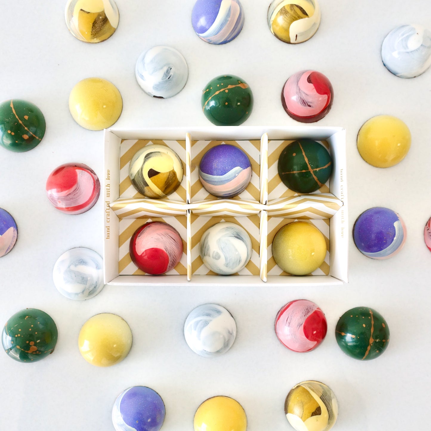 Box of 6 Fresh and Bright Bonbons