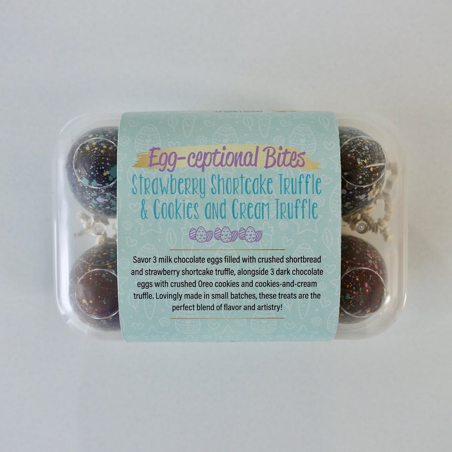 Eggceptional Bites - 6 Assorted Eggs