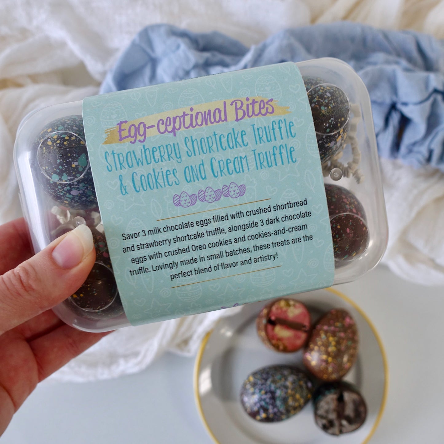 Eggceptional Bites - 6 Assorted Eggs