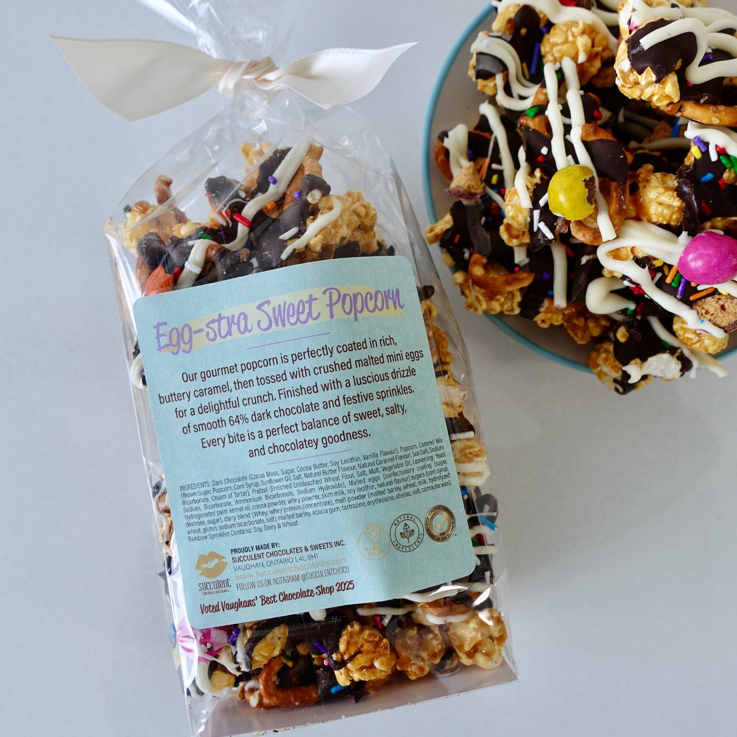 Egg-stra Sweet Popcorn