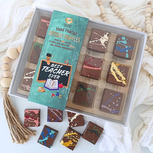 Truffles - Box of 12 (Teacher Bellyband)