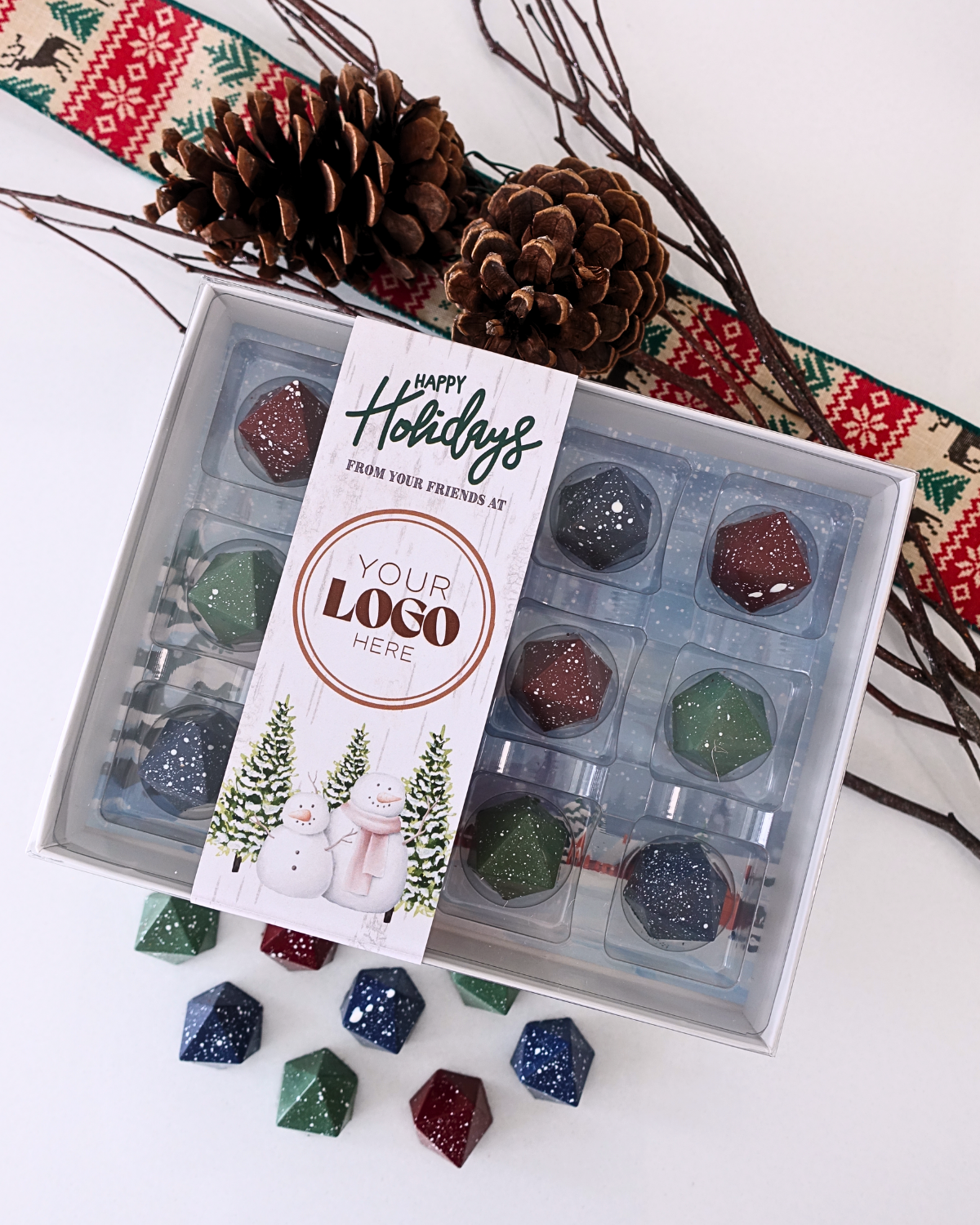 Caramels - Box of 12 Winter Collection