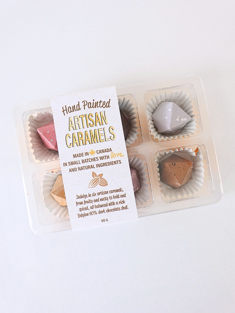 succulent chocolates Caramels: Box of 6 – Succulent Chocolates and Sweets