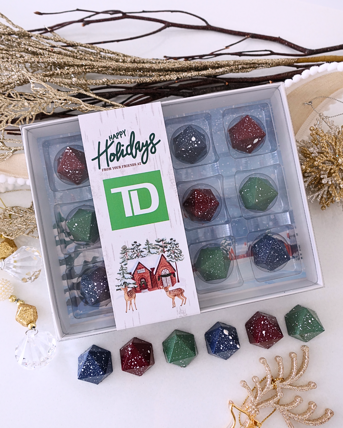 Caramels - Box of 12 Winter Collection