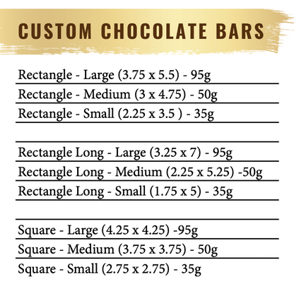 Custom Chocolate Bar: Large (95g)