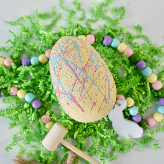 Hand Painted Milk Chocolate Smash Egg - SALE 2 for $45