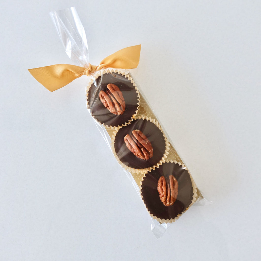 Nutty Caramel Cups (Bag of 3)